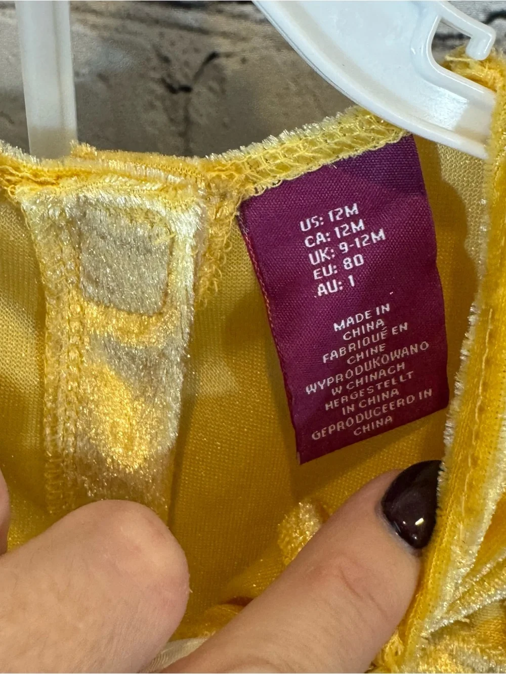 What a Character Belle Inspired Baby Halloween Costume